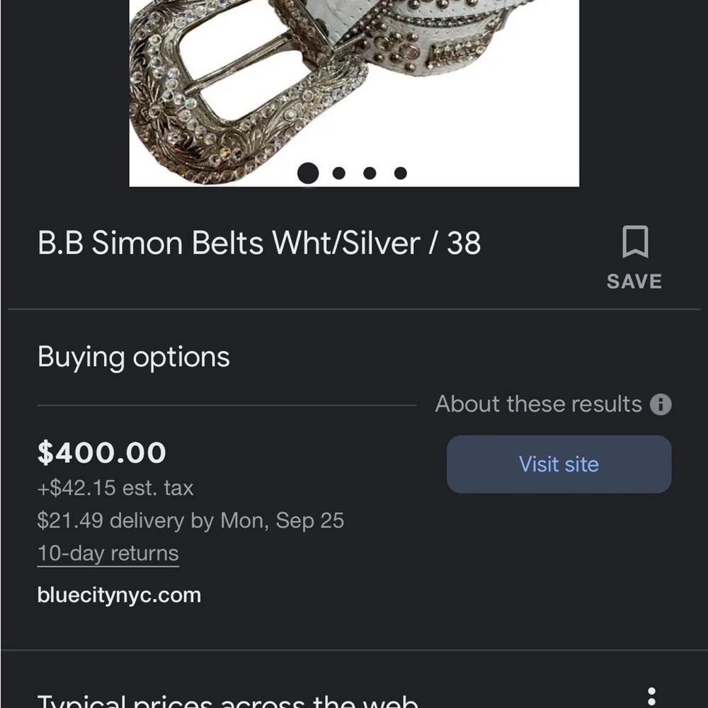 Bb simons belt